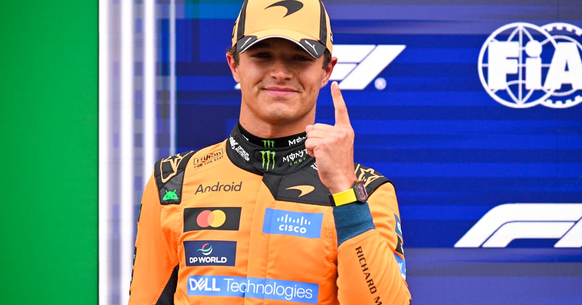 Norris secures pole position for Dutch Grand Prix ahead of Mercedes