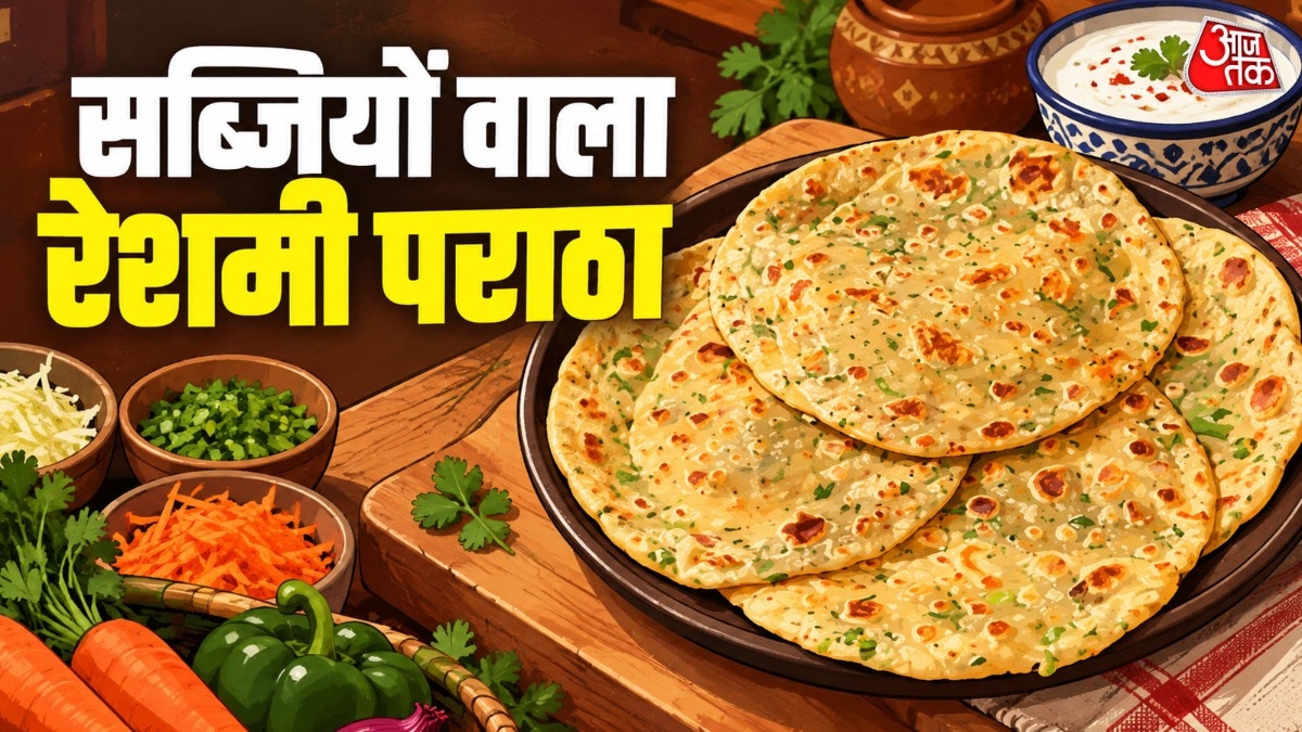 नाश्ते के लिए सब्जियों का रेशमी पराठा बनाना अब हुआ आसान