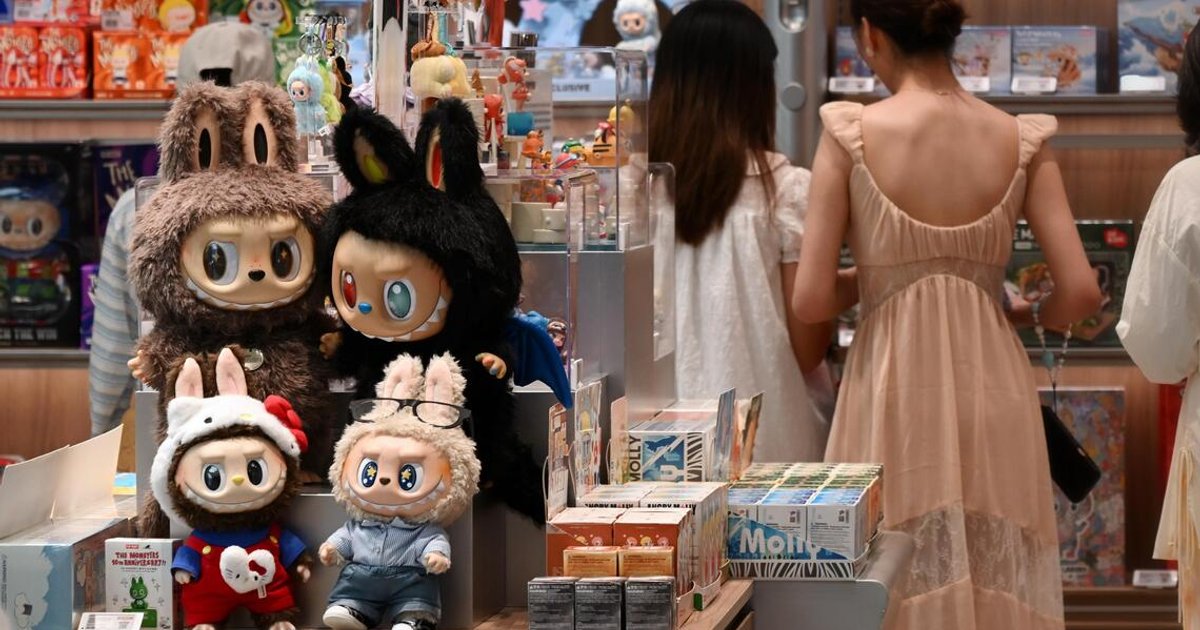 Pop Mart's collectible sales slump as Labuabi craze fades