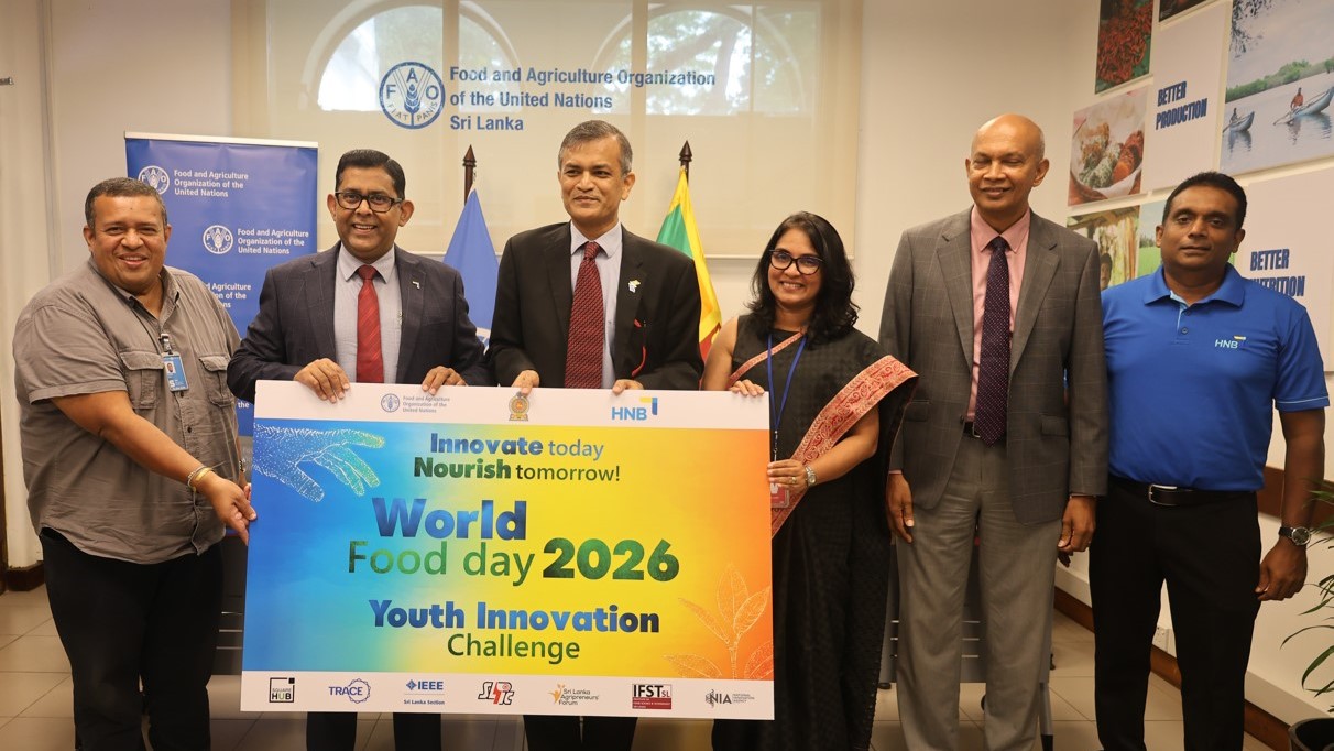 UN FAO calls on Sri Lankan youth to innovate agrifood solutions