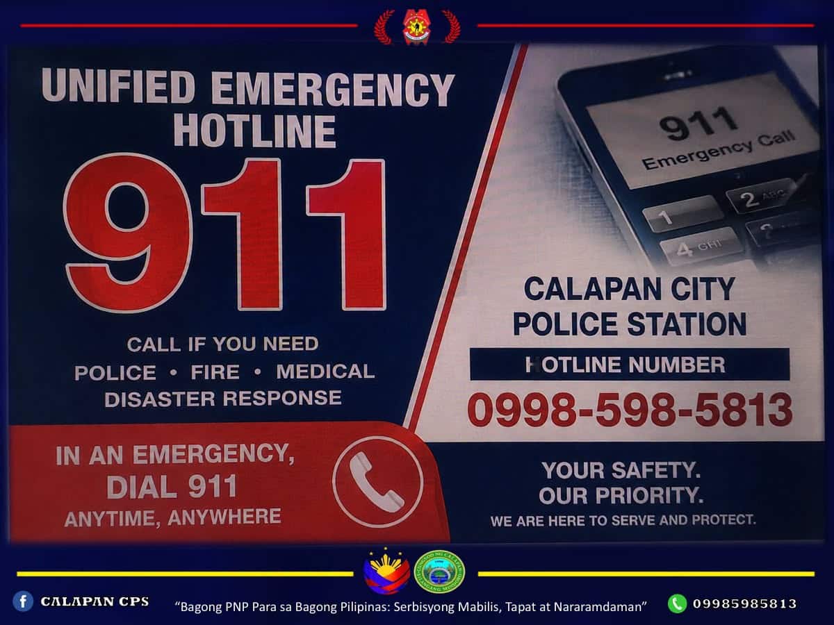 Calapan launches Mimaropa's first unified 911 emergency response hotline