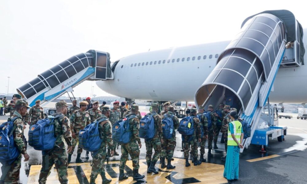Sri Lanka sends additional troops to Haiti gang suppression mission