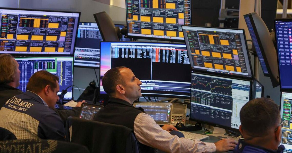 Wall Street retreats from record highs as Treasury yields surge