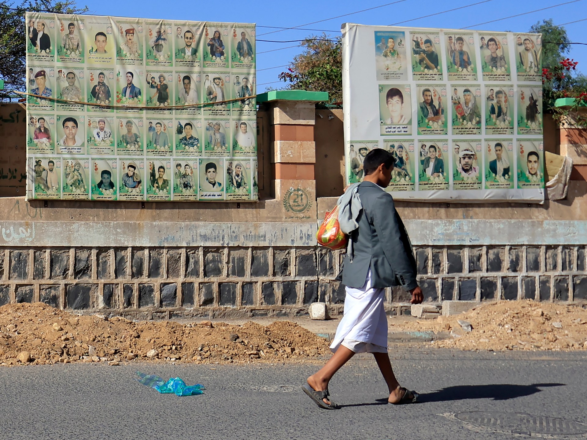 Saudi Arabia accuses Houthis of war crimes as US raises airport security concerns