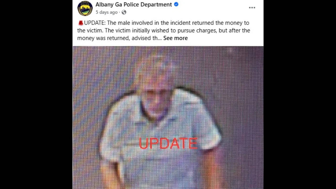 US Police Face Backlash Over Search for Man Who Picked Up Cash