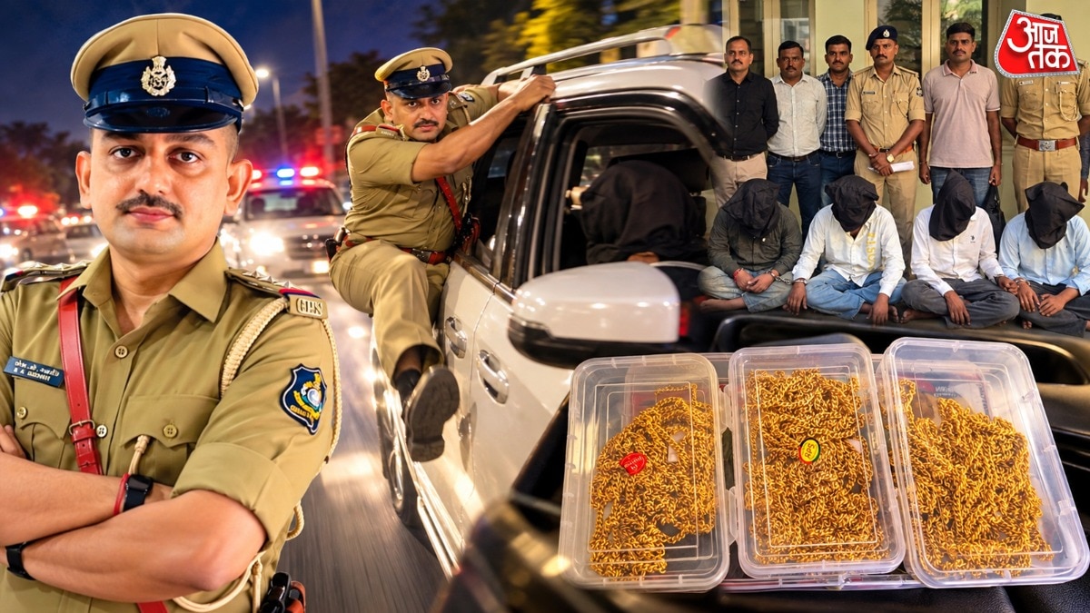Gujarat Police Inspector Halts Moving Car to Recover ₹3.75 Crore Gold Haul