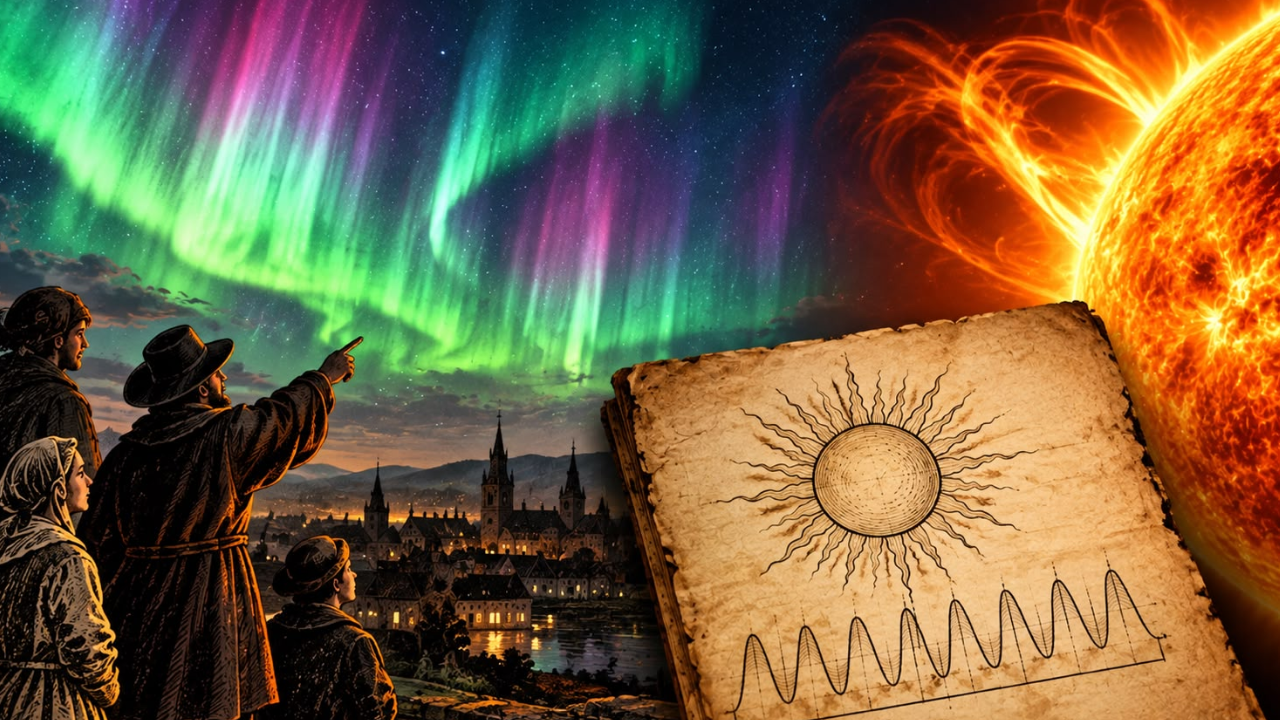 Ancient aurora records help scientists map solar cycles with 90% accuracy