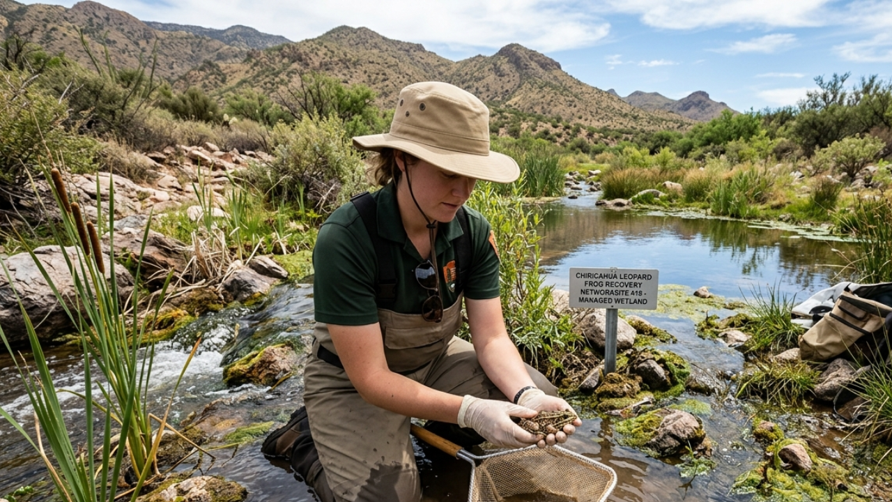 Endangered leopard frogs show recovery signs across multiple sites