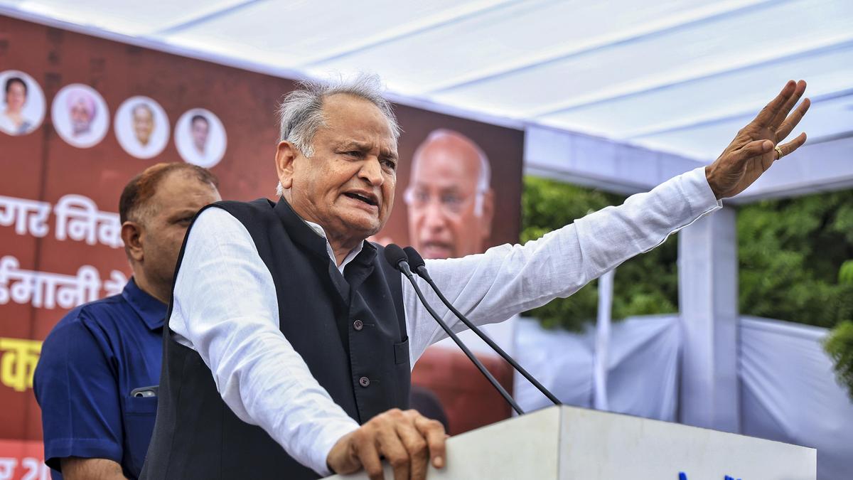 Gehlot warns Congress on potential police misuse in Rajasthan village polls
