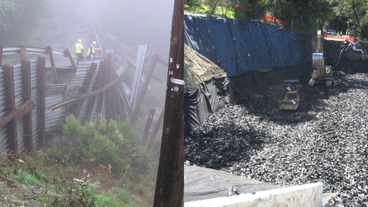 California turns 330,000 waste tyres into road material, cuts costs