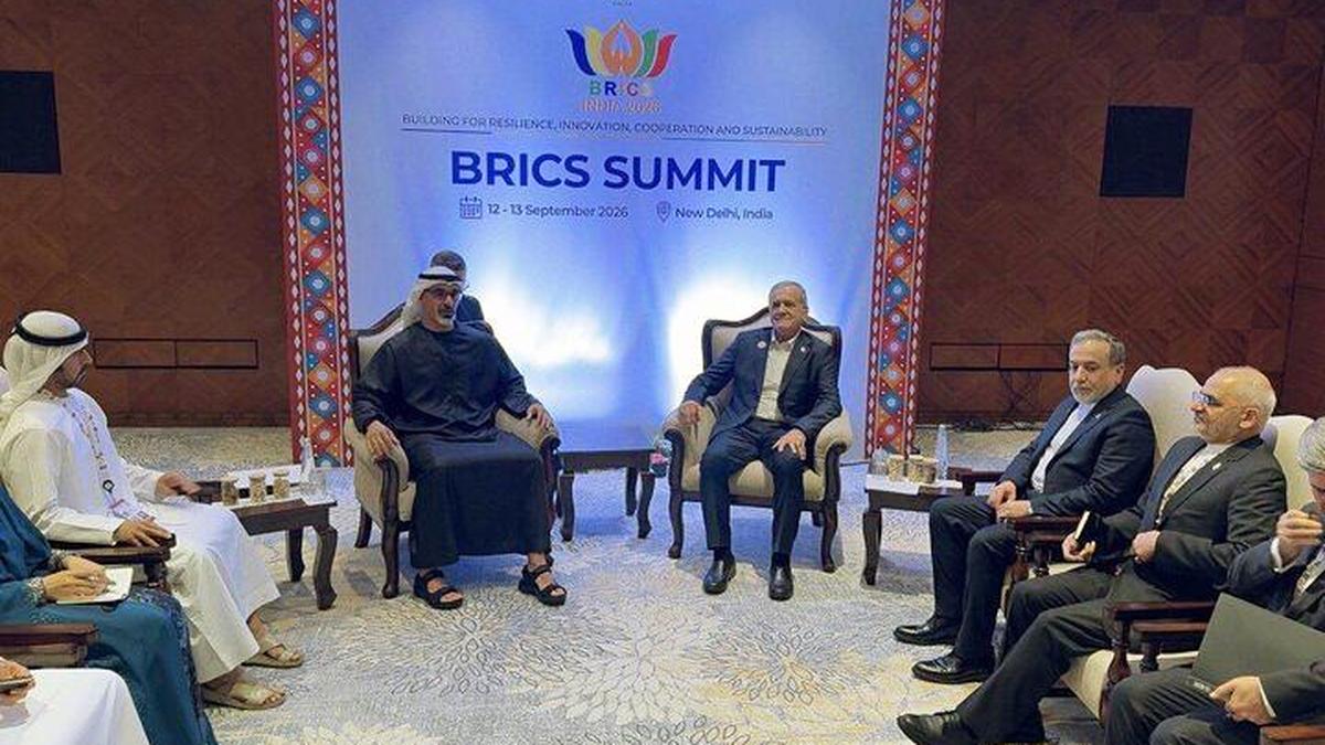 Iran President meets UAE Crown Prince as West Asia tensions persist