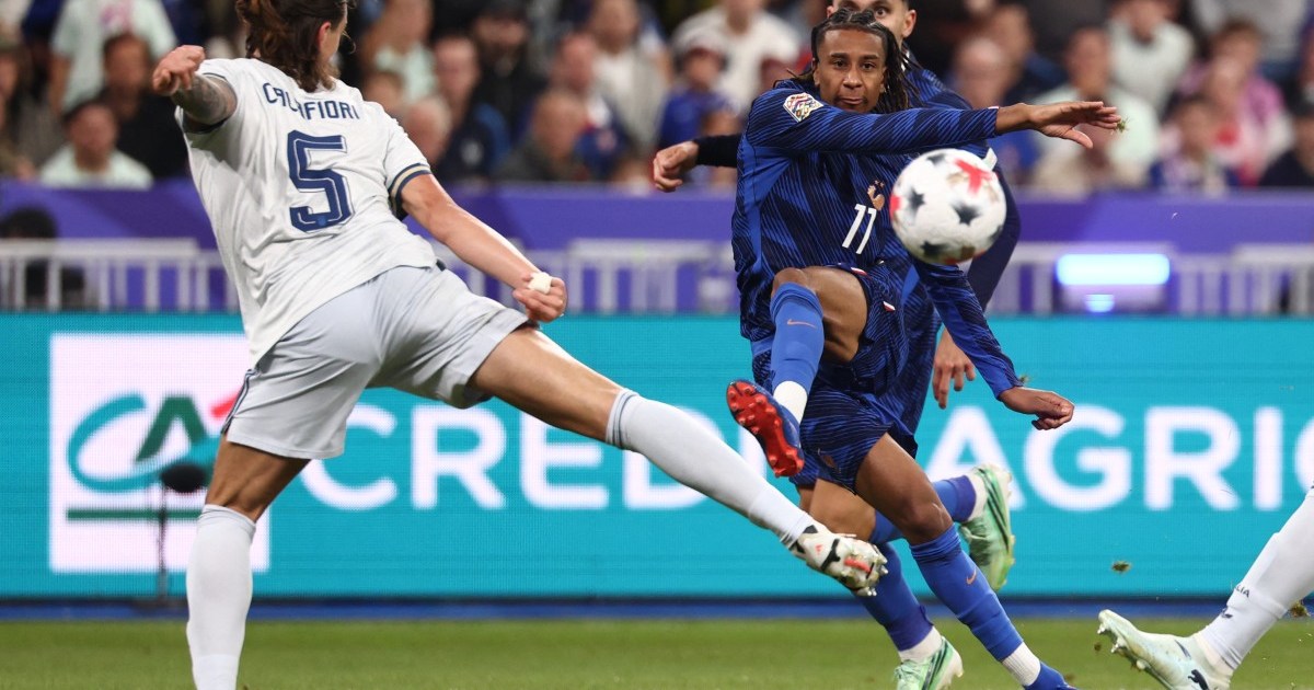 France held to 1-1 draw by Italy in Zidane's home debut