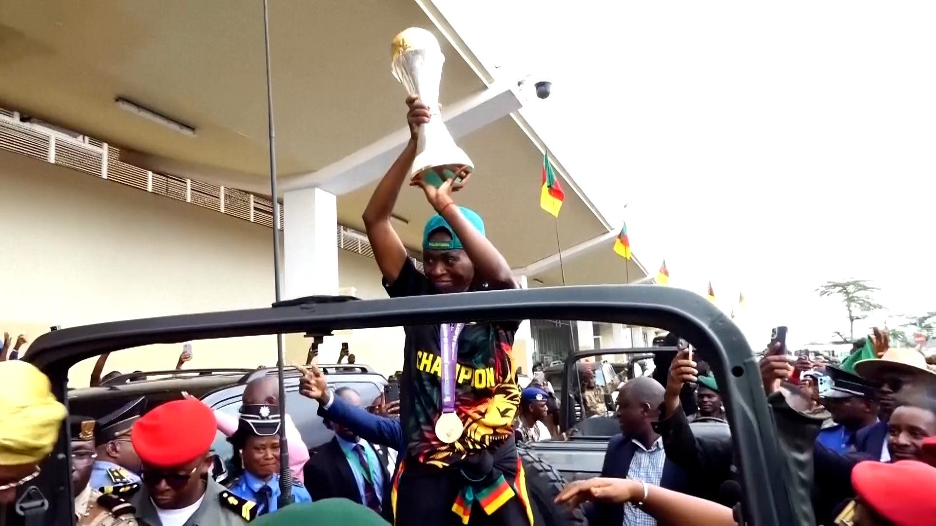 Cameroon celebrates maiden Women's AFCON triumph with jubilant homecoming