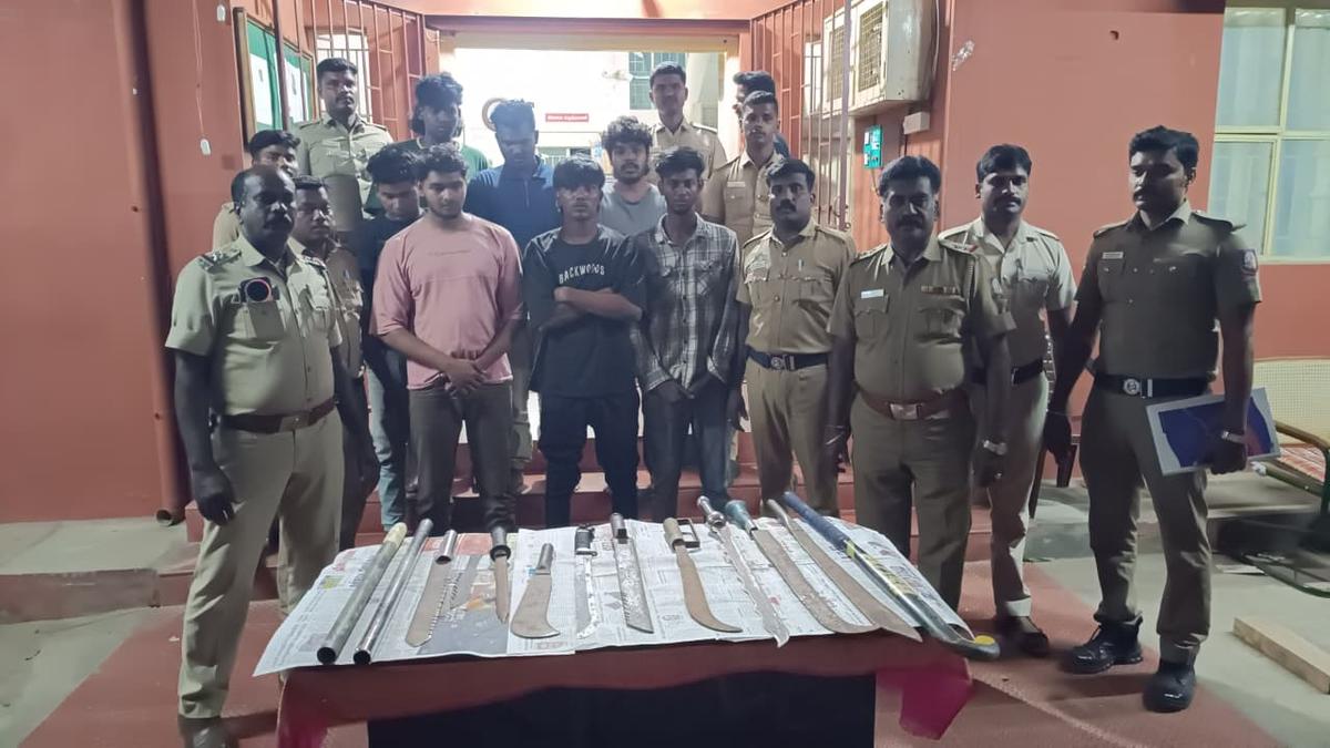 Seven arrested in Tamil Nadu town for illegal possession of weapons