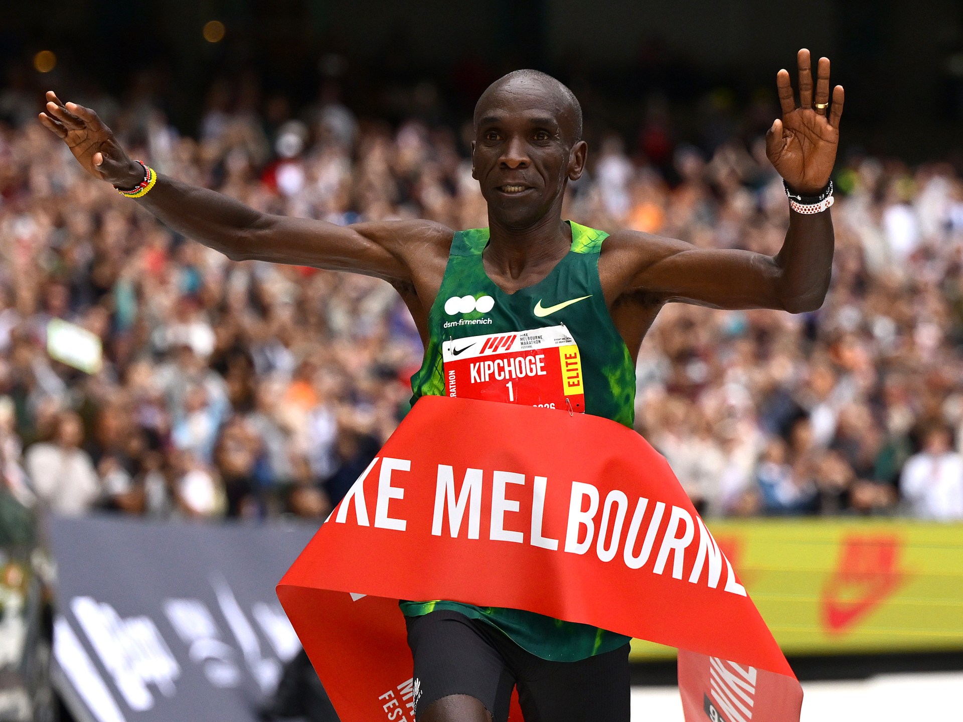 Olympic champion Kipchoge breaks three-year drought with Melbourne victory