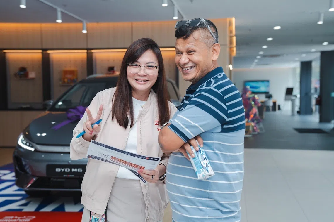 BYD zero-down scheme targets Grab drivers switching to electric vehicles