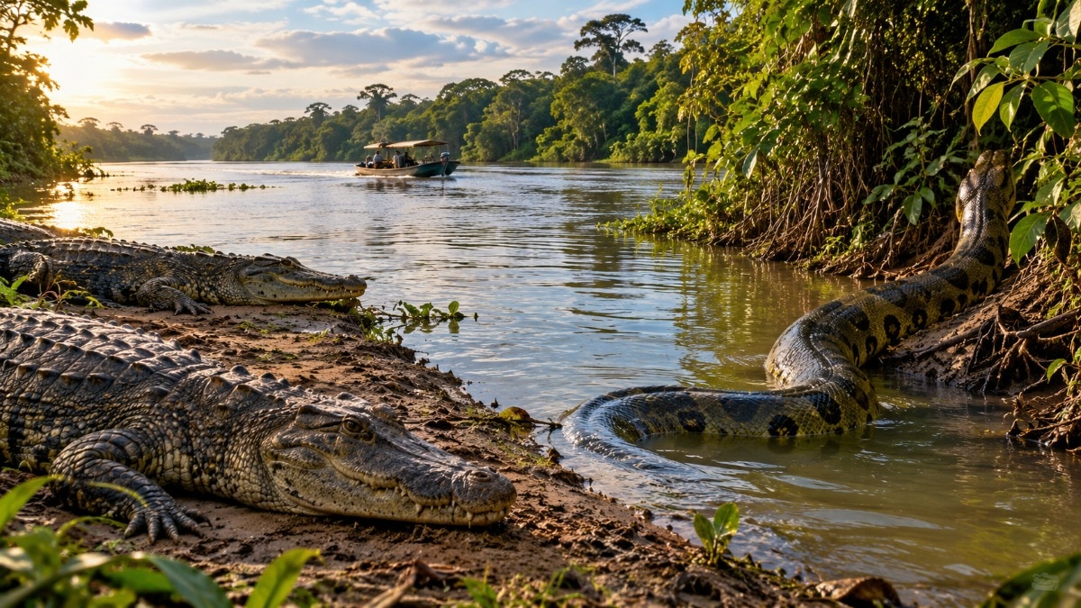 World's Deadliest River: Home to Anacondas, Electric Eels, Giant Crocodiles
