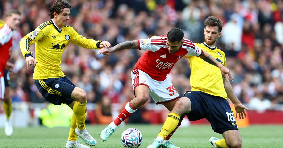 Guimaraes strikes as Arsenal stage comeback to down Leeds