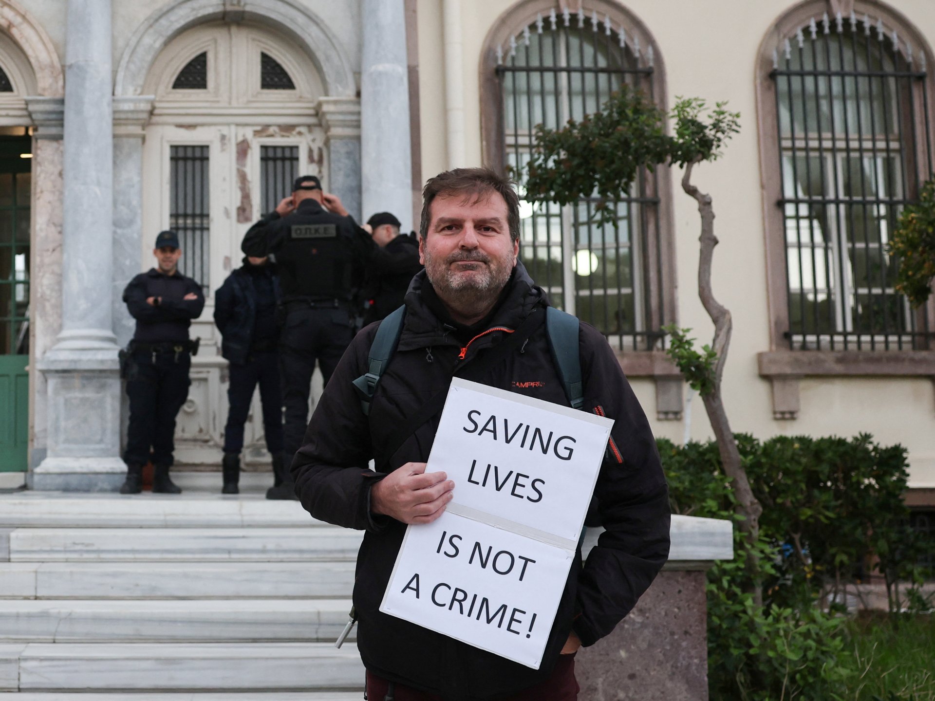 Refugee advocate defies Greek legal action, cites rule of law defense