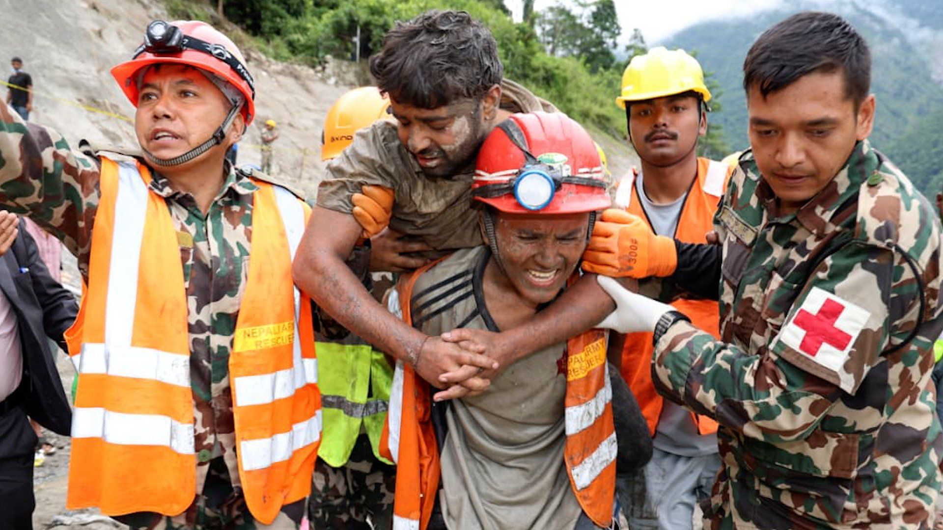 Two workers rescued from Nepal hydropower tunnel after nine days