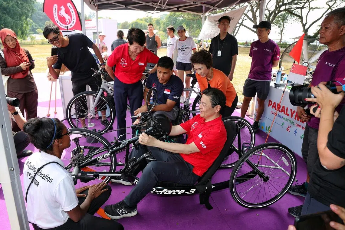 PM Wong calls for inclusive Singapore at inaugural Paralympic Day