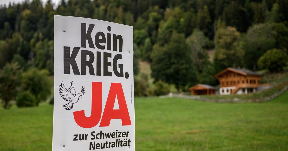 Switzerland akan mengundi cadangan untuk mengetatkan dasar neutraliti negara