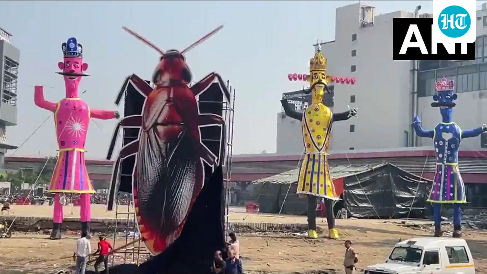 Delhi's Dussehra celebration to feature 30-foot cockroach effigy alongside Ravana