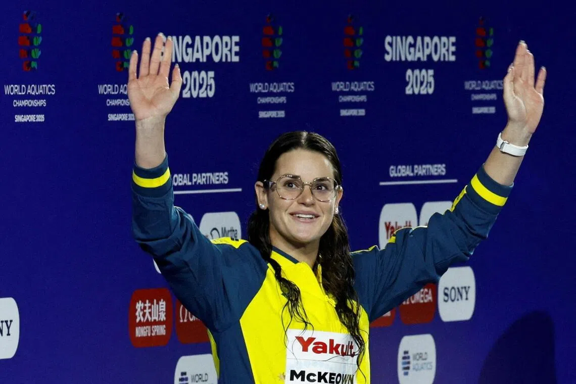 McKeown targets backstroke supremacy after Curtis breaks 50m mark