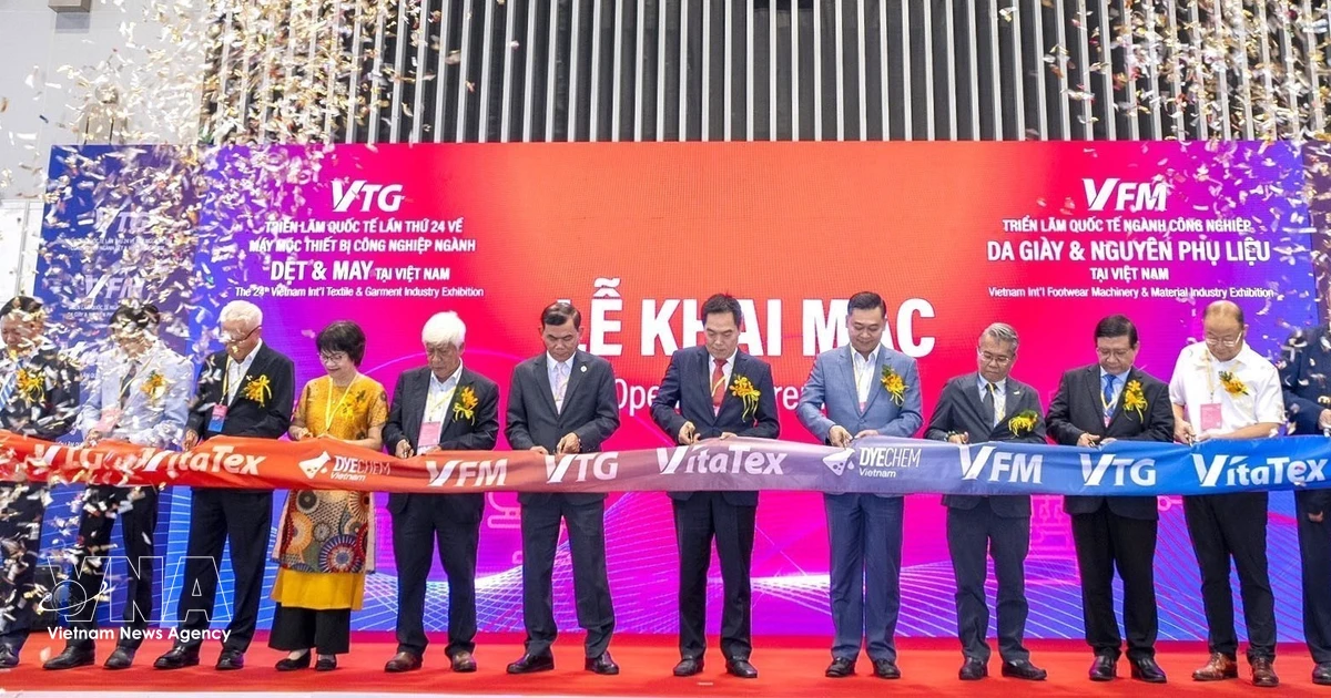 Major textile machinery expo opens in Ho Chi Minh City with 610 exhibitors