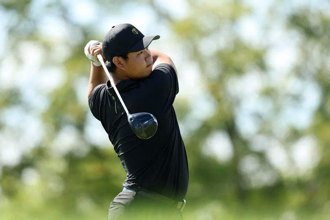 Kim shrugs off jet lag as Asian Games golf tournament opens