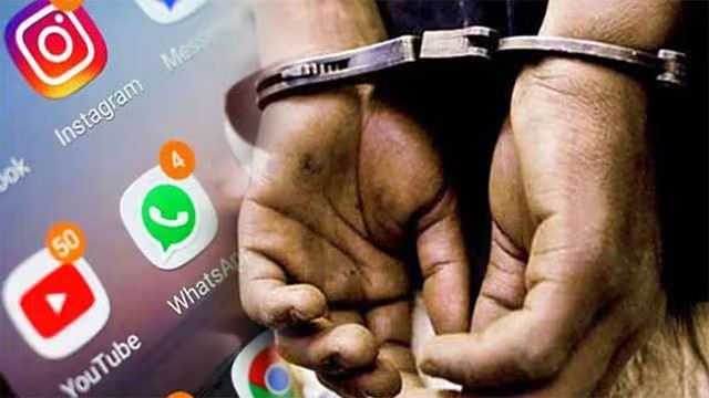 Man held for distributing intimate images without consent
