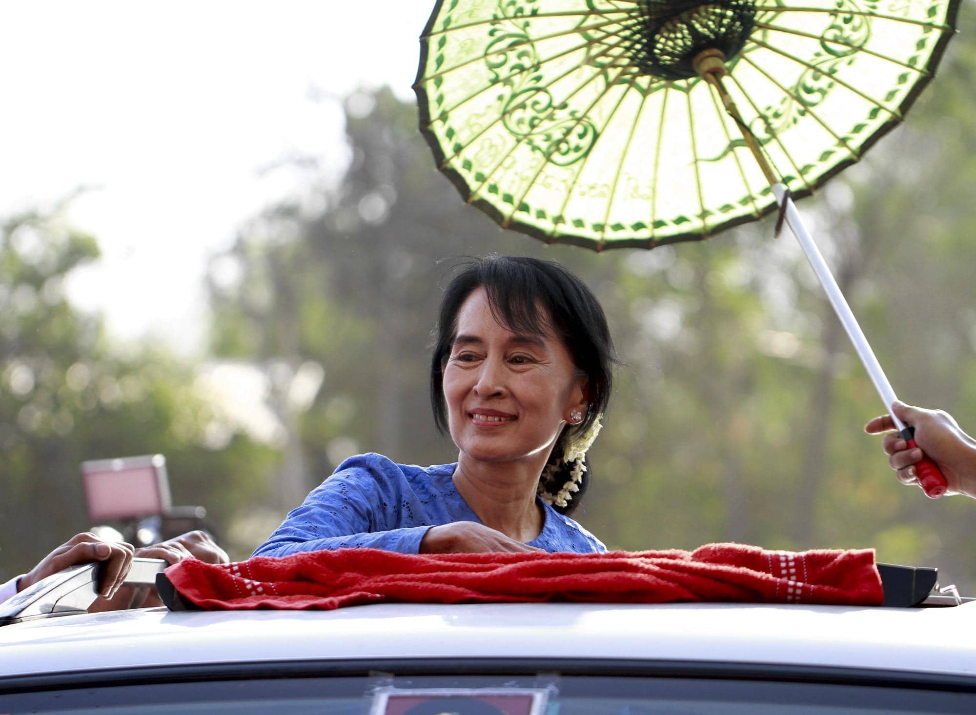 Aung San Suu Kyi speaks to son after over five years in Myanmar detention