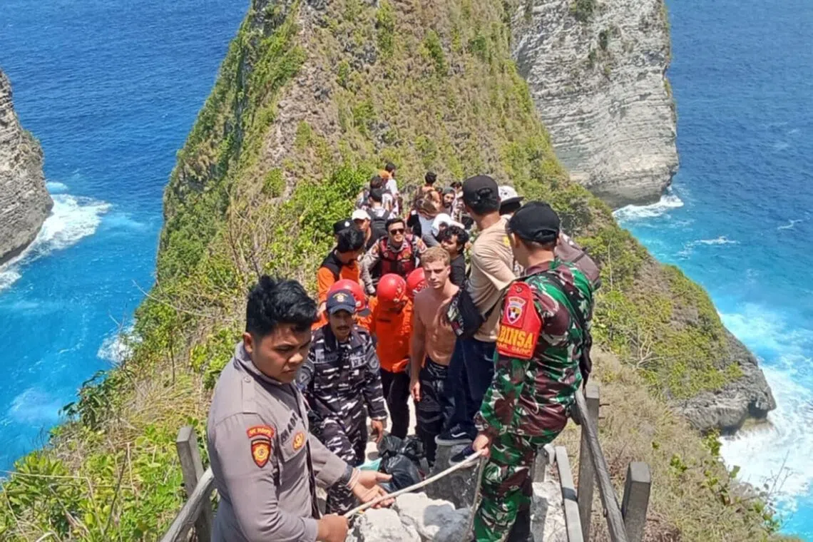 Australian woman dies after falling from Bali cliff