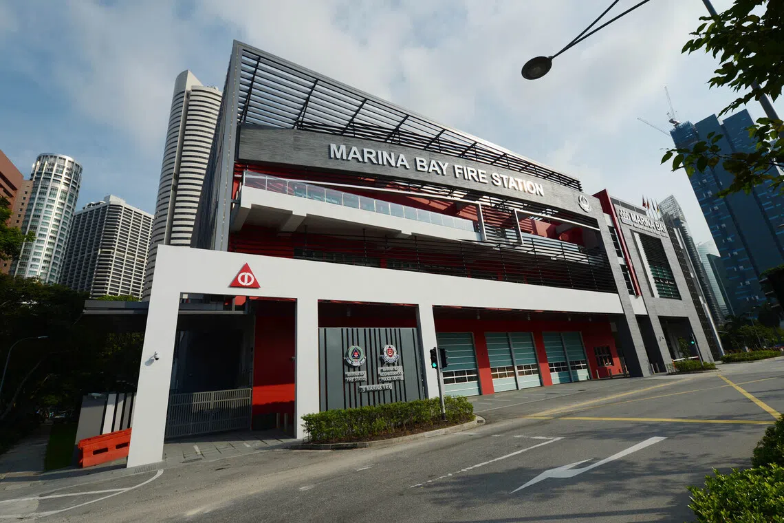 SCDF national serviceman dies after collapsing at Marina Bay station