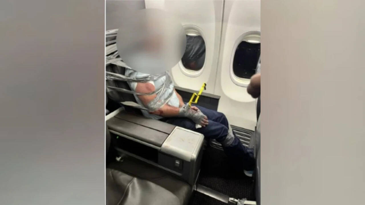 American Airlines flight diverted after passenger taped to seat following assault