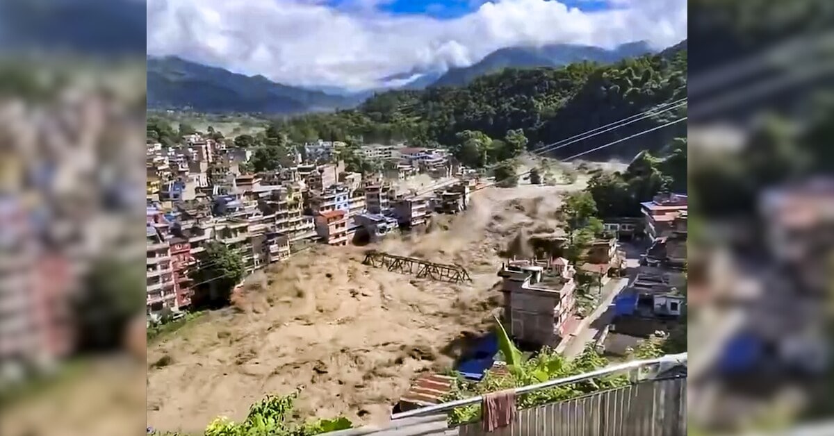 Nearly 400 missing after sudden floods devastate central Nepal