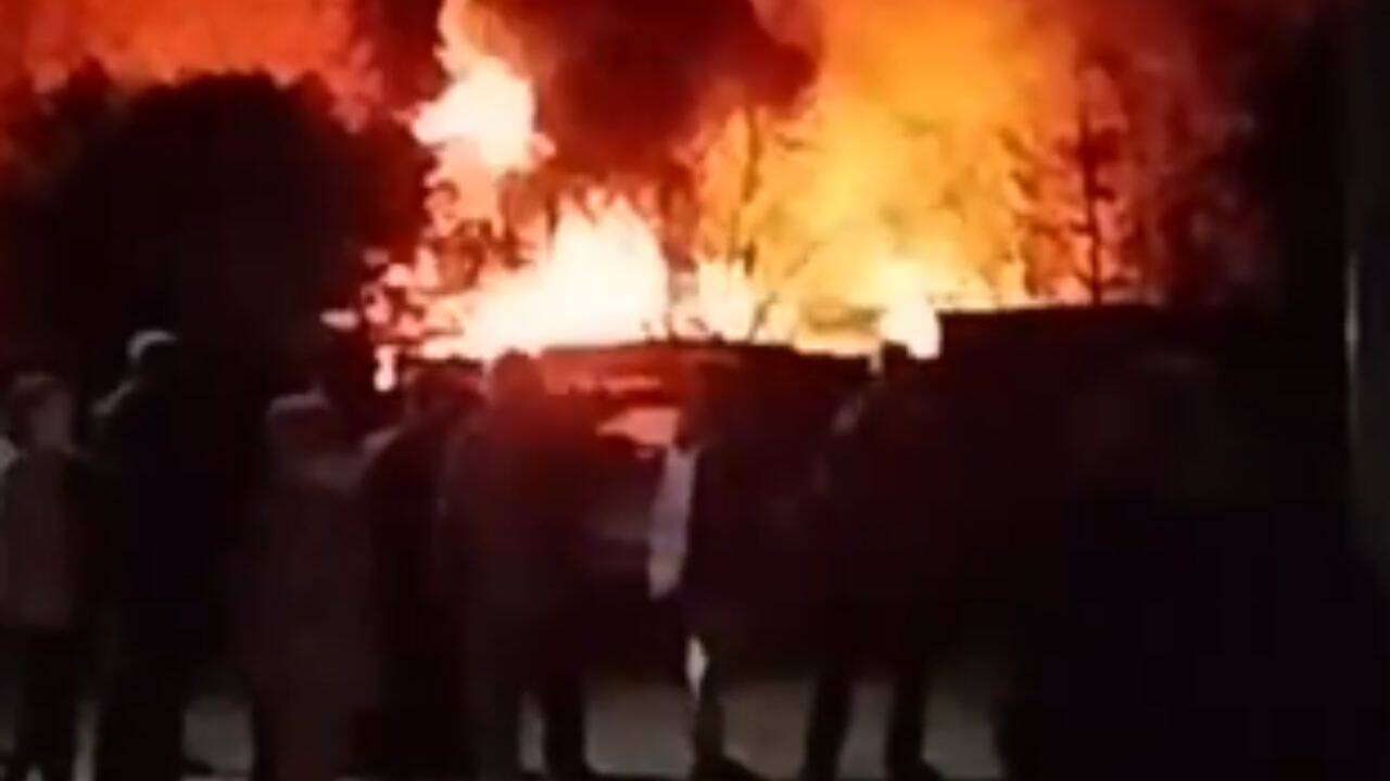 Russian military aircraft crashes; six personnel killed in suspected fuel incident