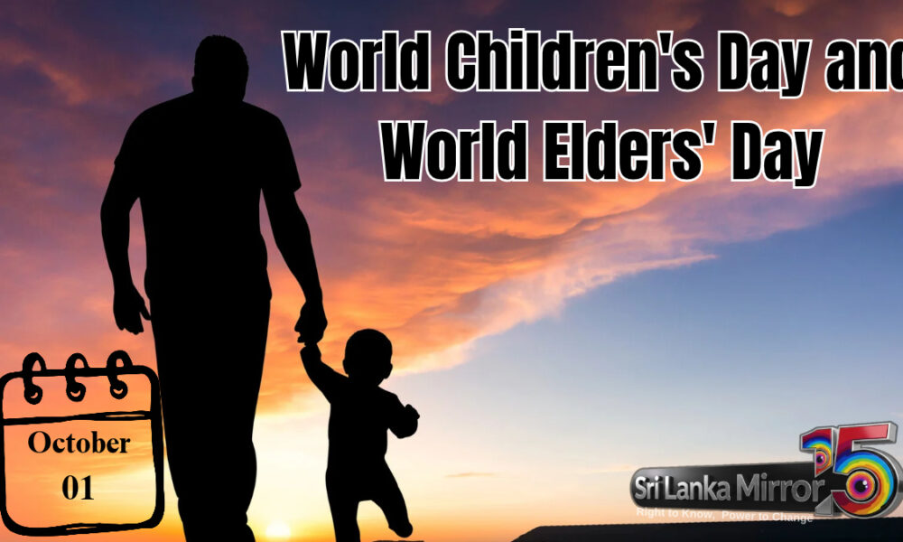 Sri Lanka marks World Children's and Elders' Day simultaneously