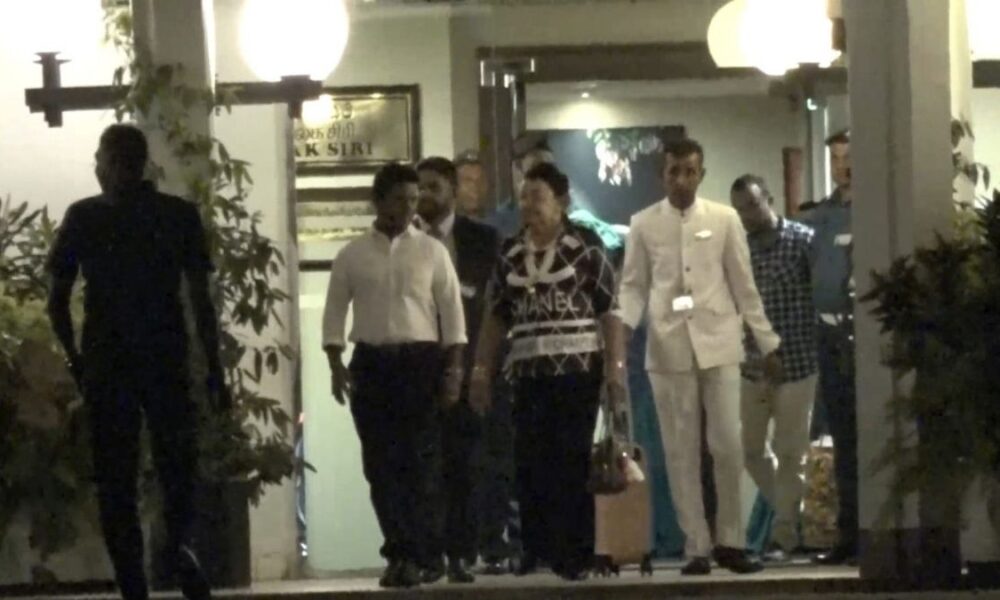 Shiranthi Rajapaksa returns to Sri Lanka following medical treatment abroad