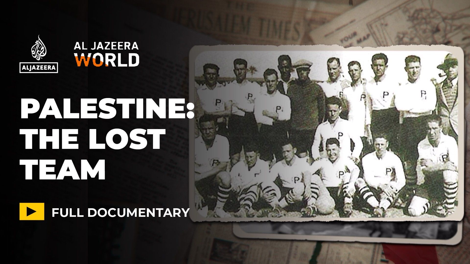 Historical Palestine football team played without Arab Palestinian players in 1934