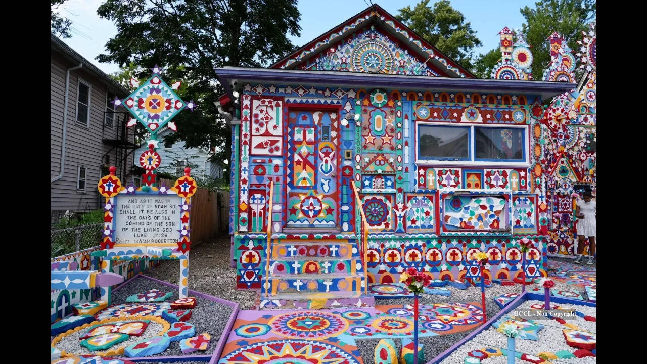 Craftsman Transforms Canadian Home Into Vibrant Religious Art Hub