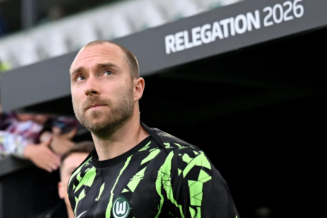 Wolfsburg ends Eriksen contract by mutual agreement