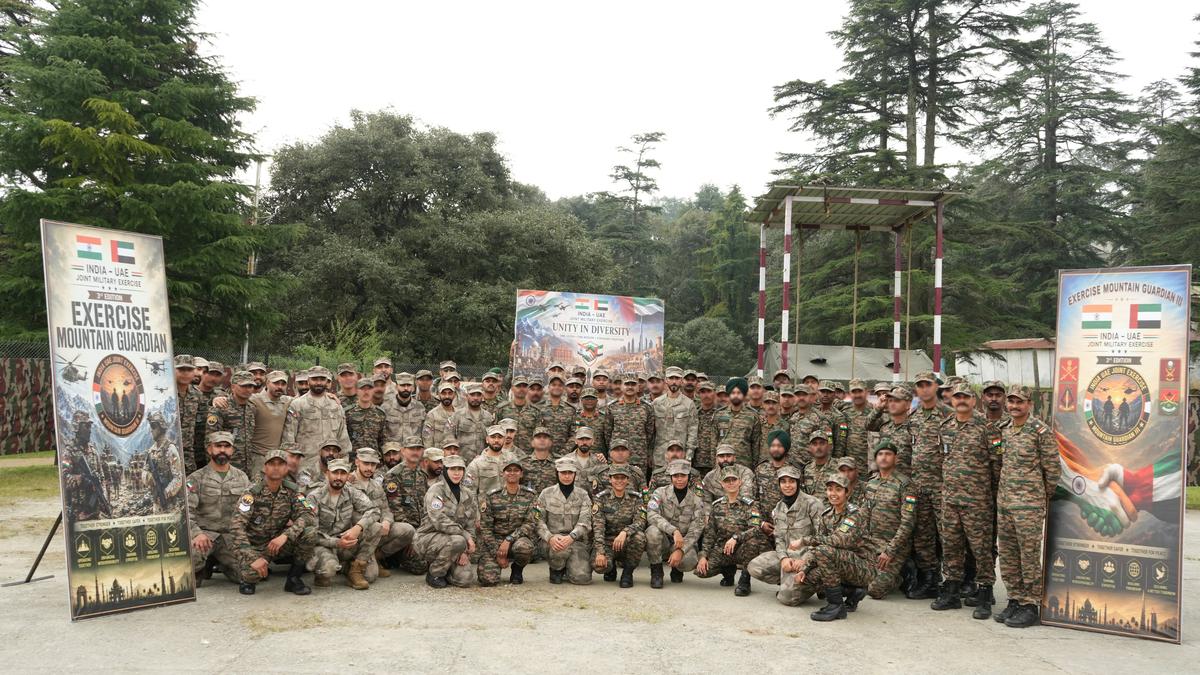 India, UAE launch joint military exercise in Uttarakhand mountains