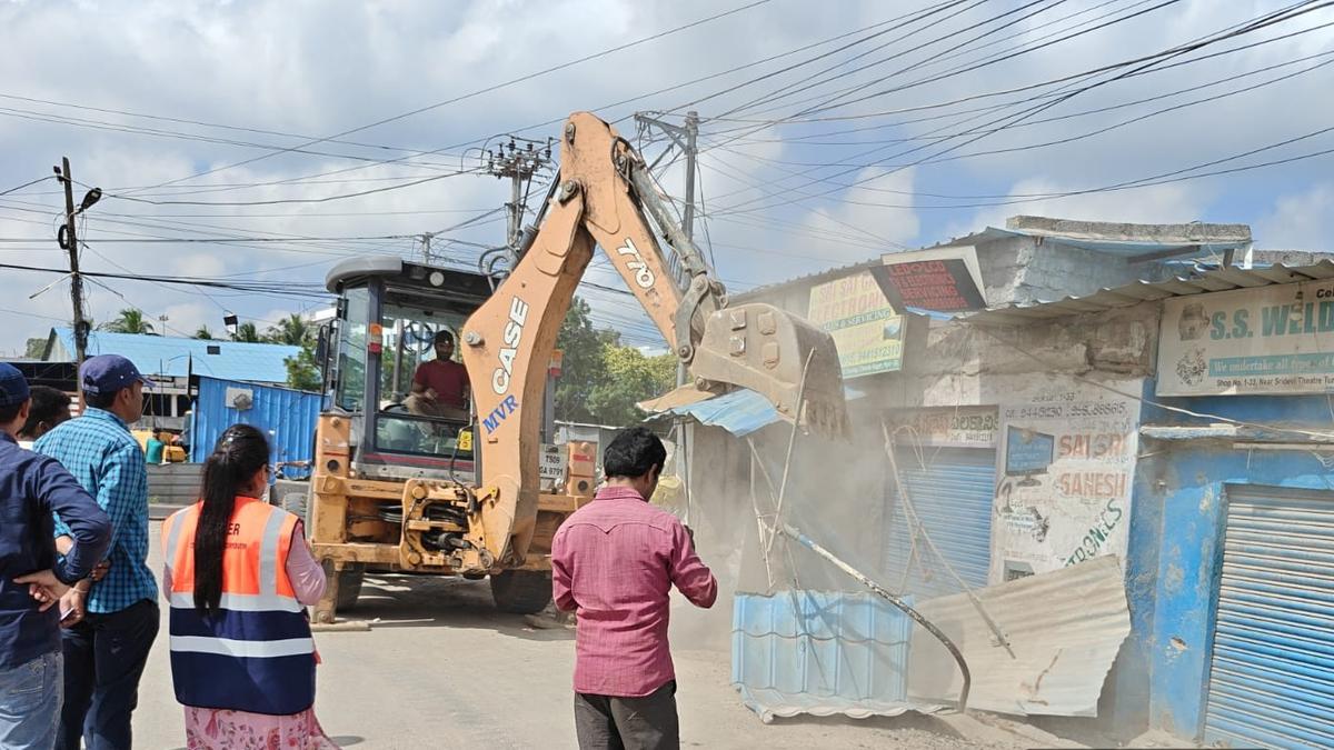 Cyberabad authorities clear 201 illegal structures across three zones