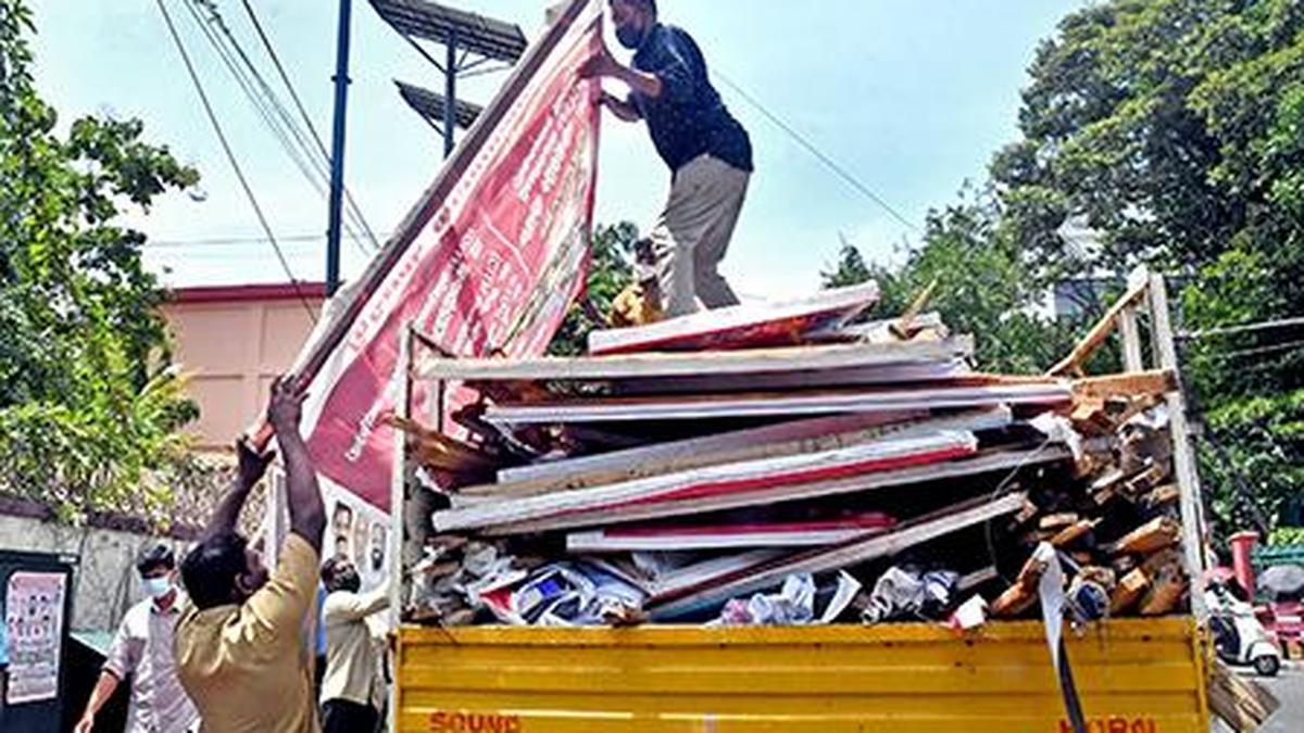 Kozhikode to crack down on illegal advertisement boards with FIRs