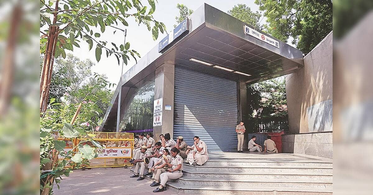 Delhi Metro station closures hit decade high as protests surge