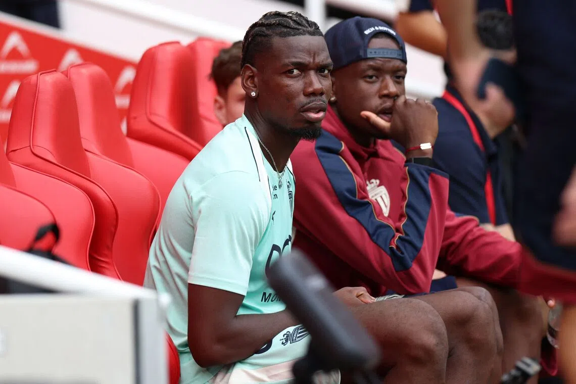 Monaco parts ways with veteran midfielder Pogba after injury struggles