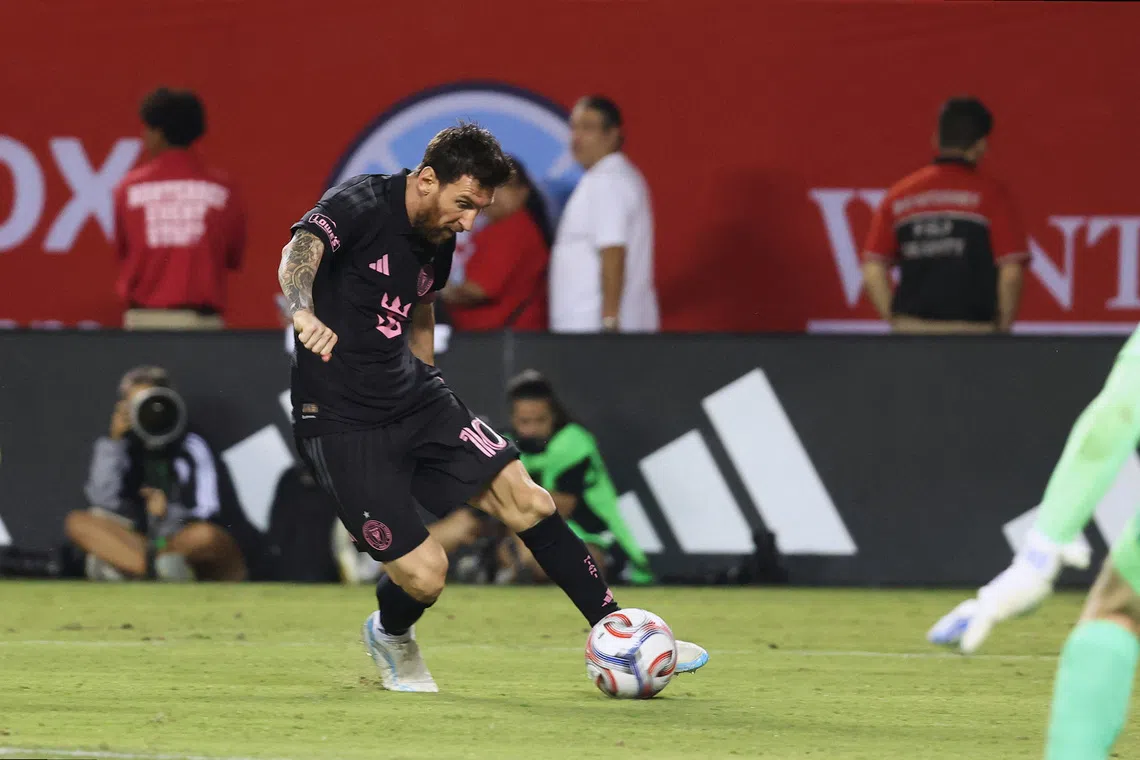Messi reaches 100-goal milestone as Inter Miami wins Campeones Cup