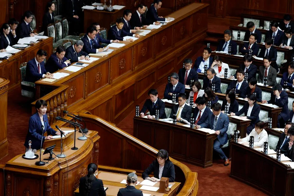 Japan PM Takaichi Charts Economic Growth Path With Fiscal Discipline