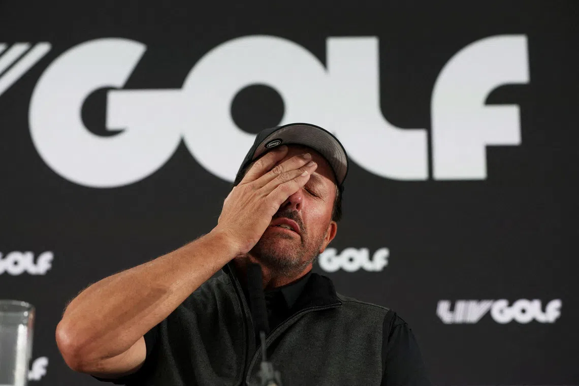 LIV Golf's Mickelson seeks addiction treatment following family issues